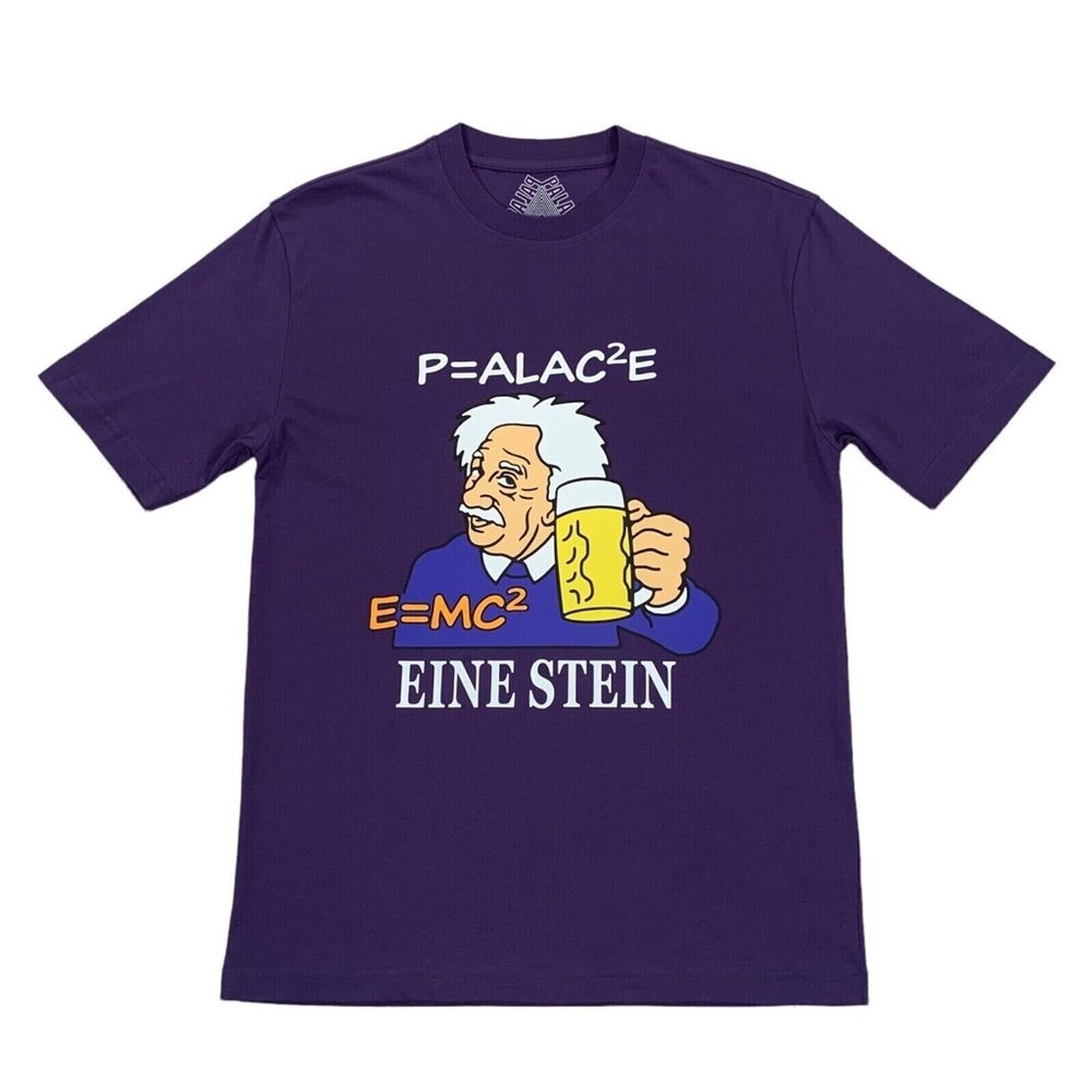 Palace Skateboards Men’s Eine Stein Purple Short Sleeve T Shirt Size Medium